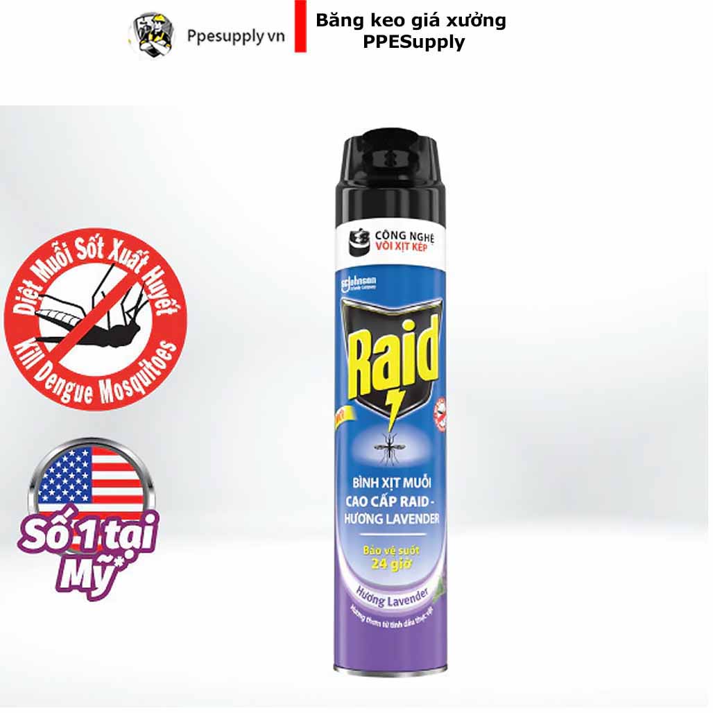 Bình xịt muỗi Raid 520ml