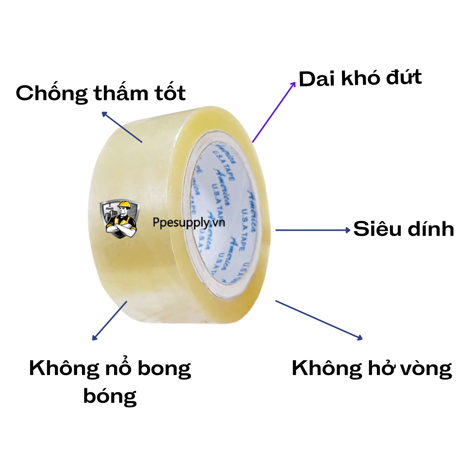 Băng keo đục lớn 30cm 100 yard