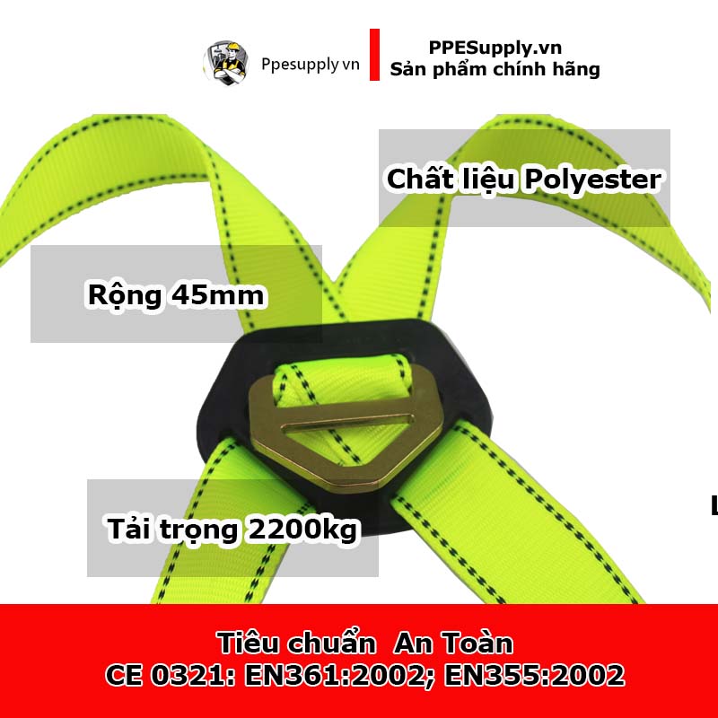 Dây 1 móc có chống sốc - webbing B8B