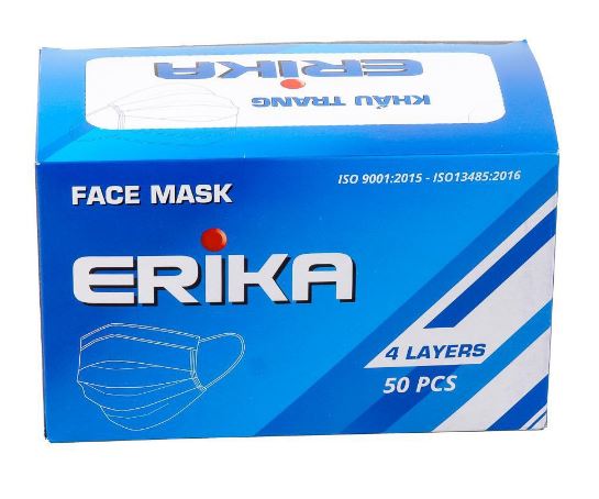 Khẩu trang y tế 4 lớp Erika