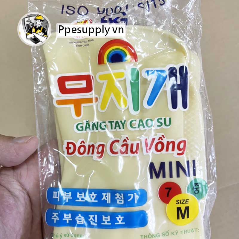 găng tay cao su rửa chén