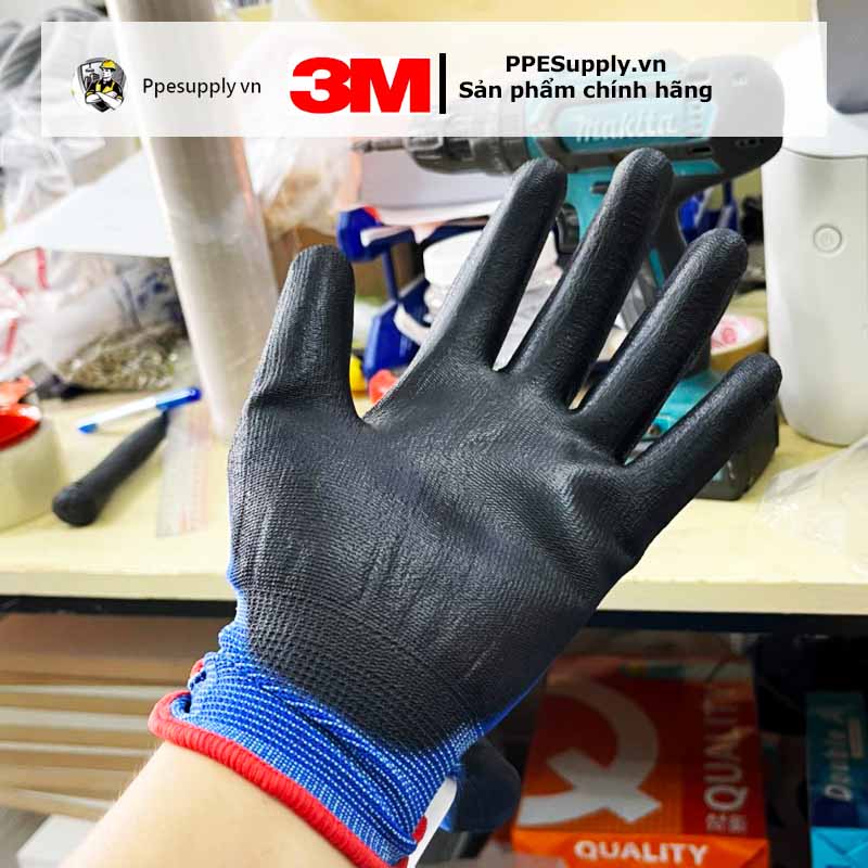 Găng tay chống cắt 3M cấp độ 1, chống dầu nhớt