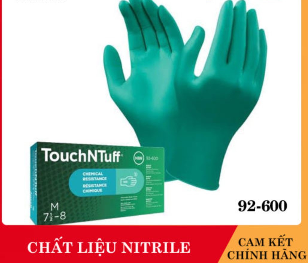 Găng tay cao su y tế, thực phẩm nitrile Ansell 92-670 - Malaysia