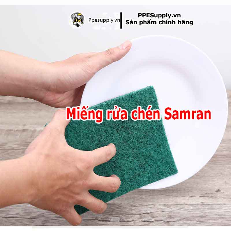 Miếng cọ rửa chén xanh Ramsan C3