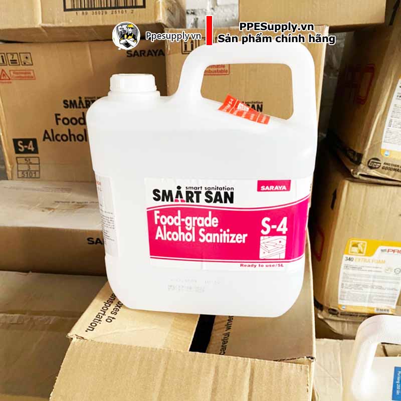Cồn thực phẩm diệt khuẩn Smart San Food-Grade Alcohol Sanitizer S4