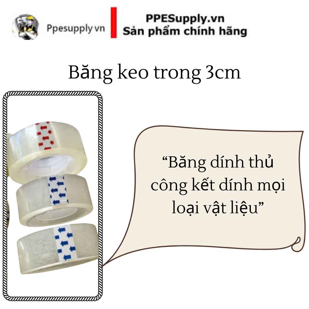 Băng Keo Trong 3cm