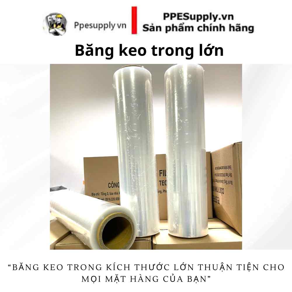Băng Keo Trong Vòng Lớn - Lựa Chọn Hàng Đầu Cho Đóng Gói Chuyên Nghiệp