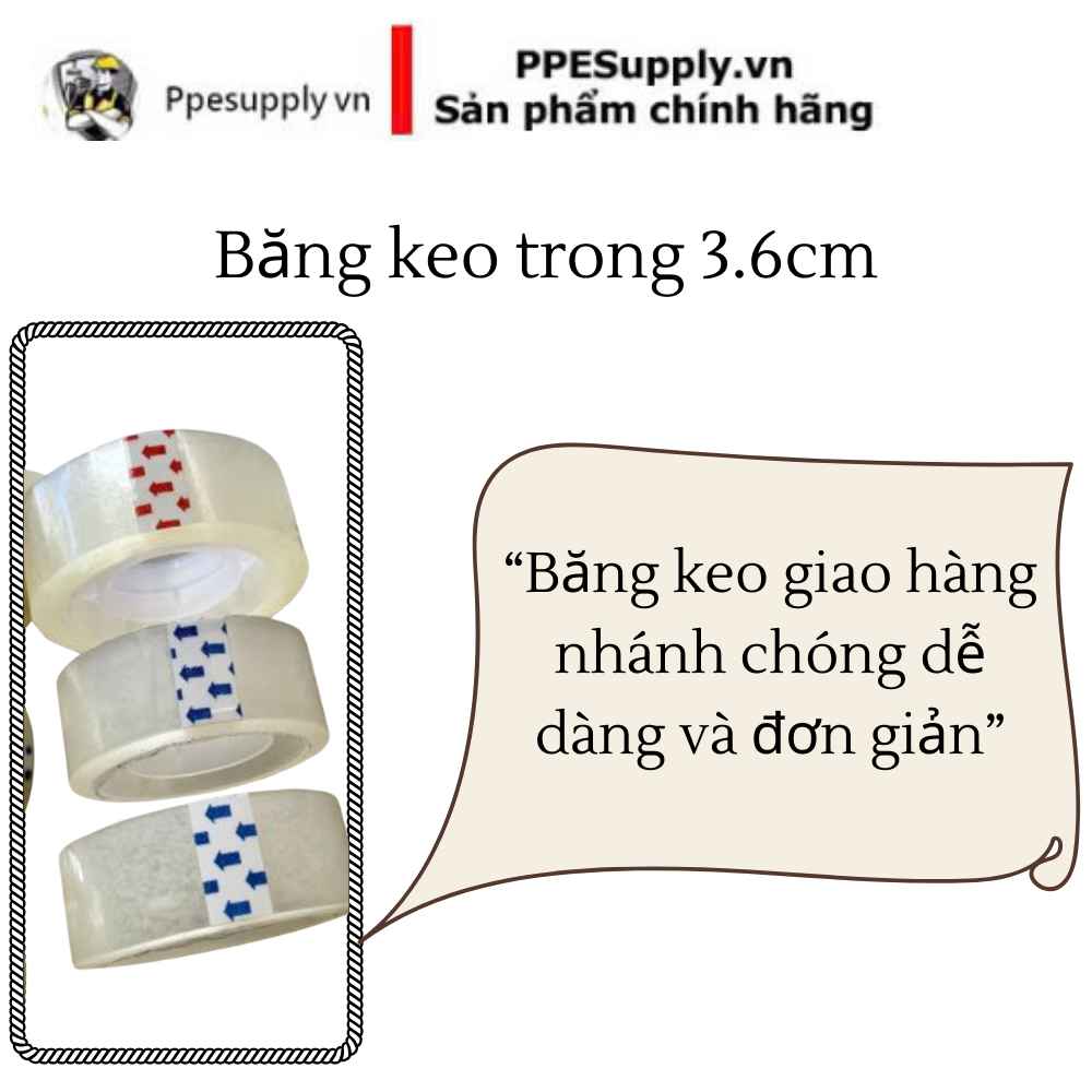 Băng Keo Trong 3.6cm