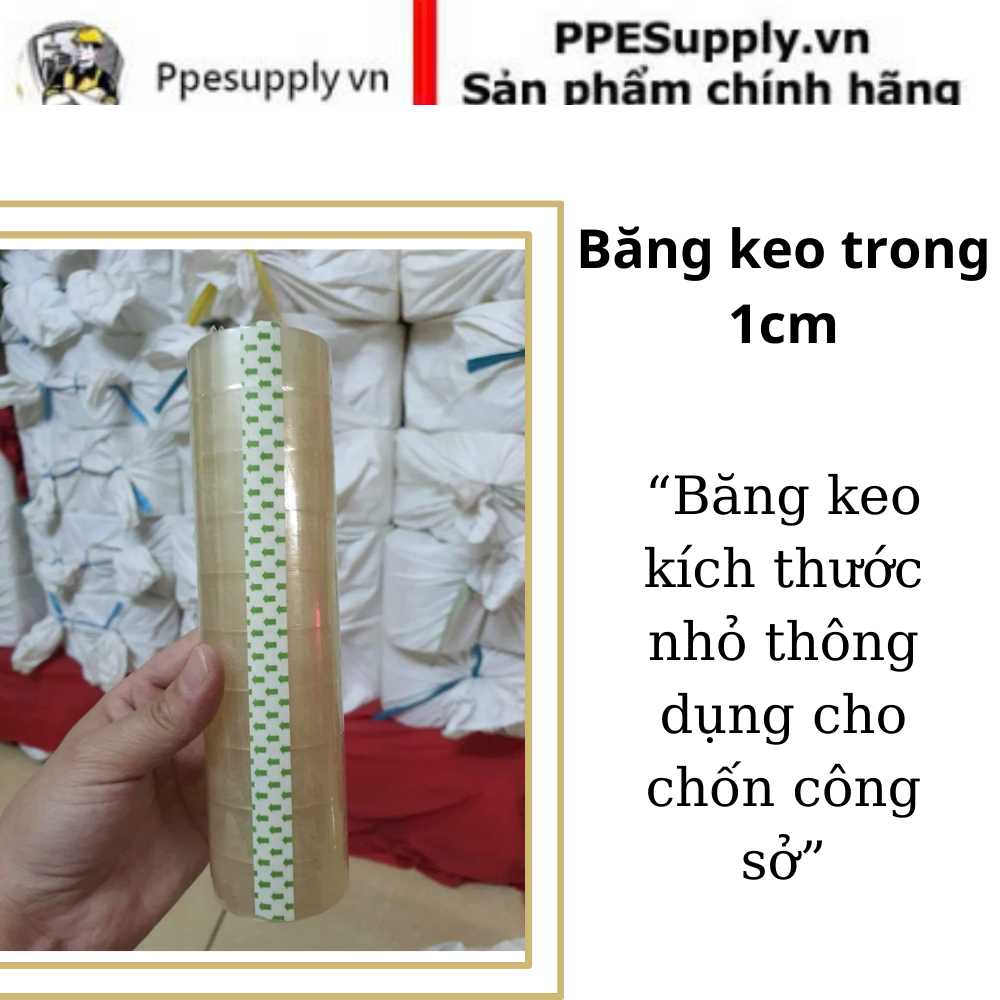 Băng keo trong 1 cm