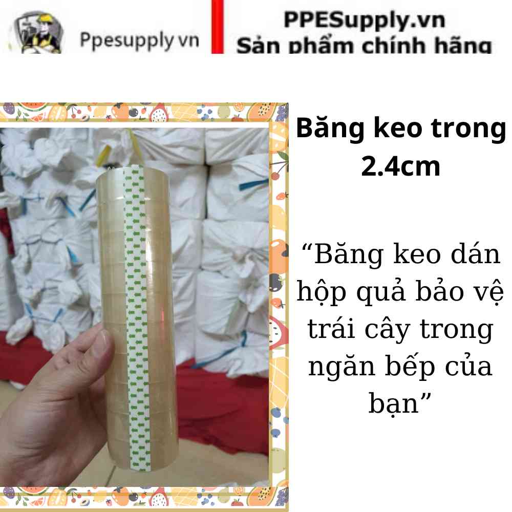 Băng Keo Trong 2.4cm