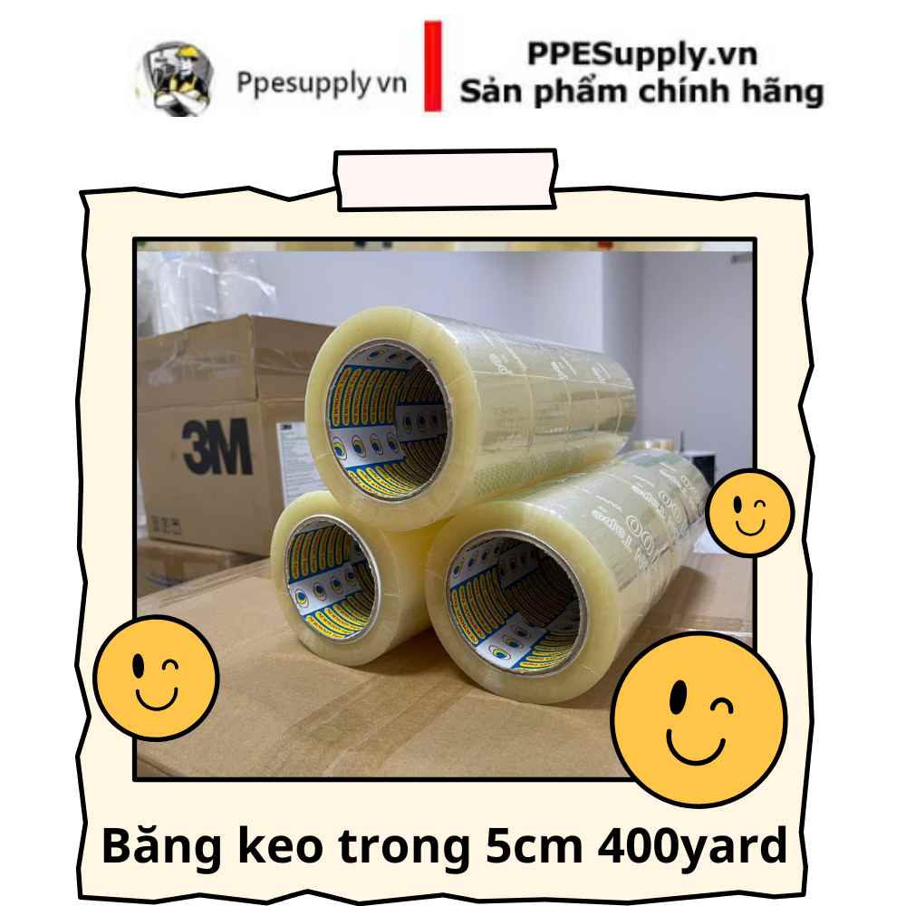 Băng keo trong 5cm 400 yard