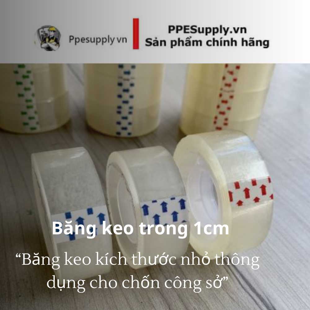 Băng keo trong 1 cm
