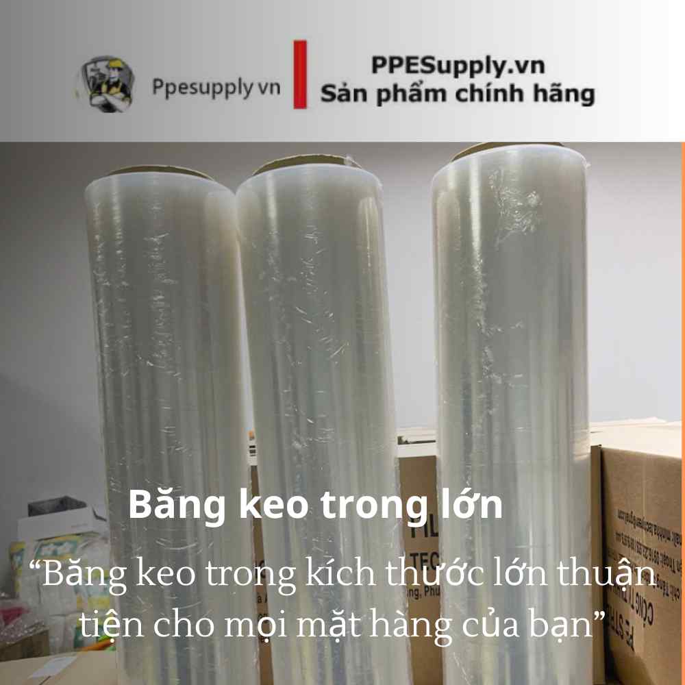Băng Keo Trong Vòng Lớn - Lựa Chọn Hàng Đầu Cho Đóng Gói Chuyên Nghiệp