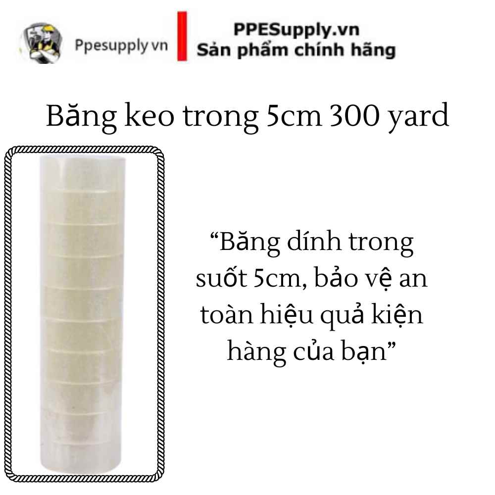 Băng keo trong 5cm 300 yard