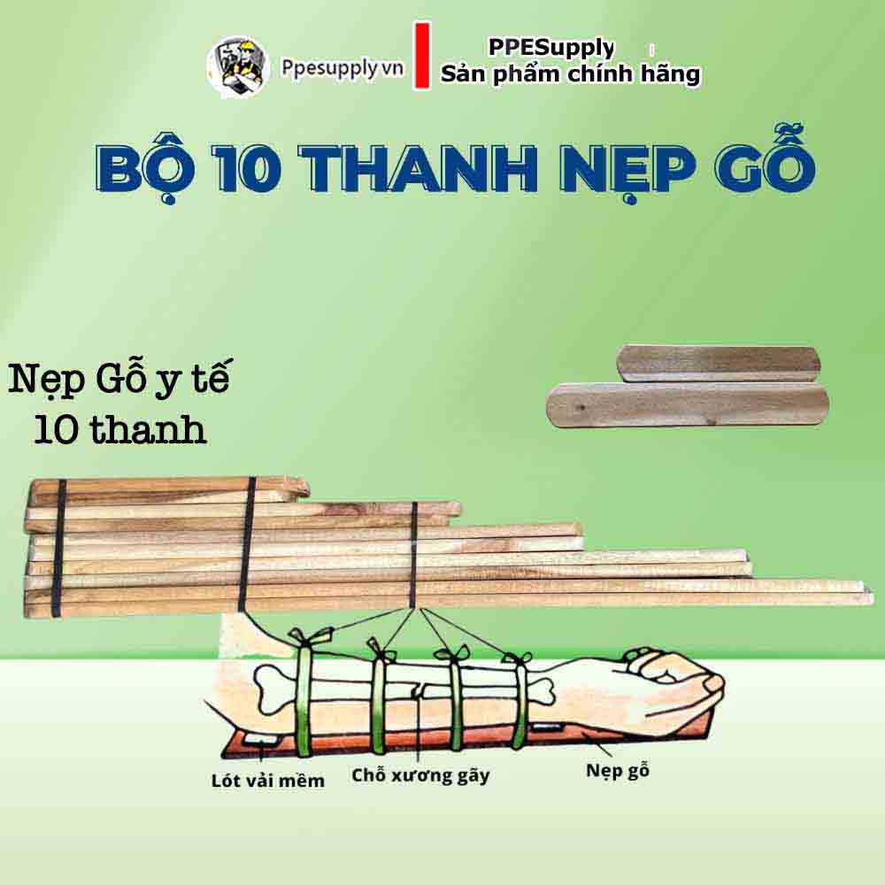 Nẹp gỗ y tế