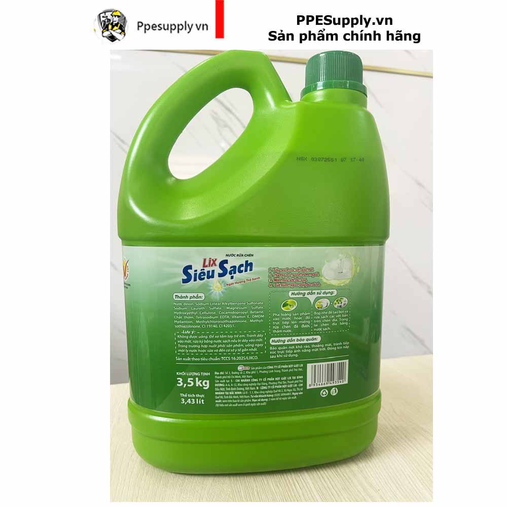 Nườc rửa chén Lix