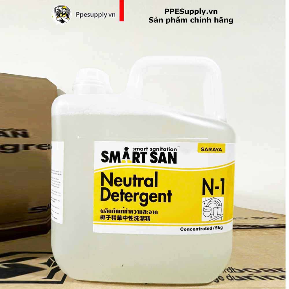 Dung dịch trung tính Saraya Neutral Detergent N-1 5kg