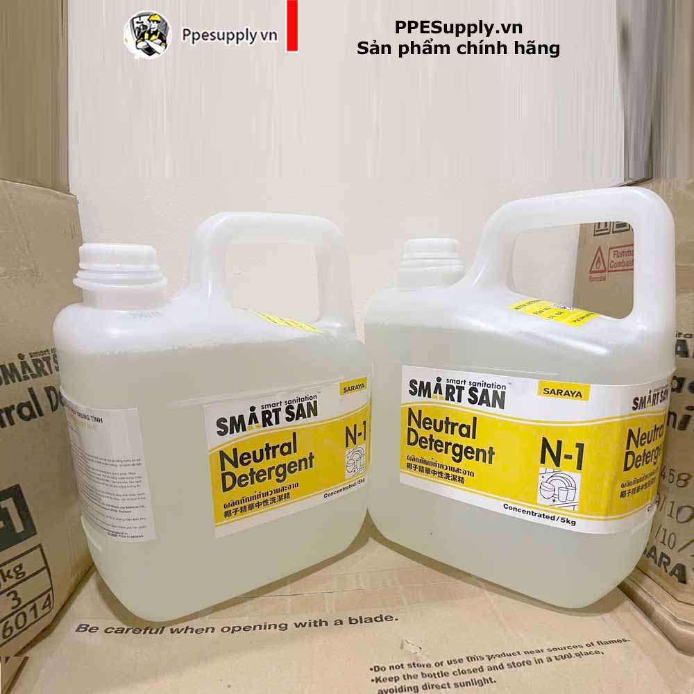 Dung dịch trung tính Saraya Neutral Detergent N-1 5kg