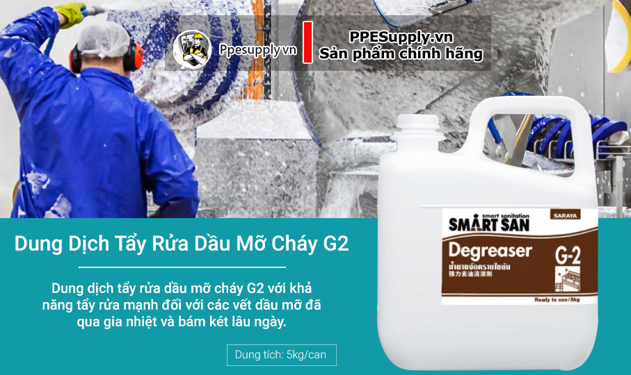 Dung dịch tẩy rửa dầu mỡ Saraya Degreaser G2