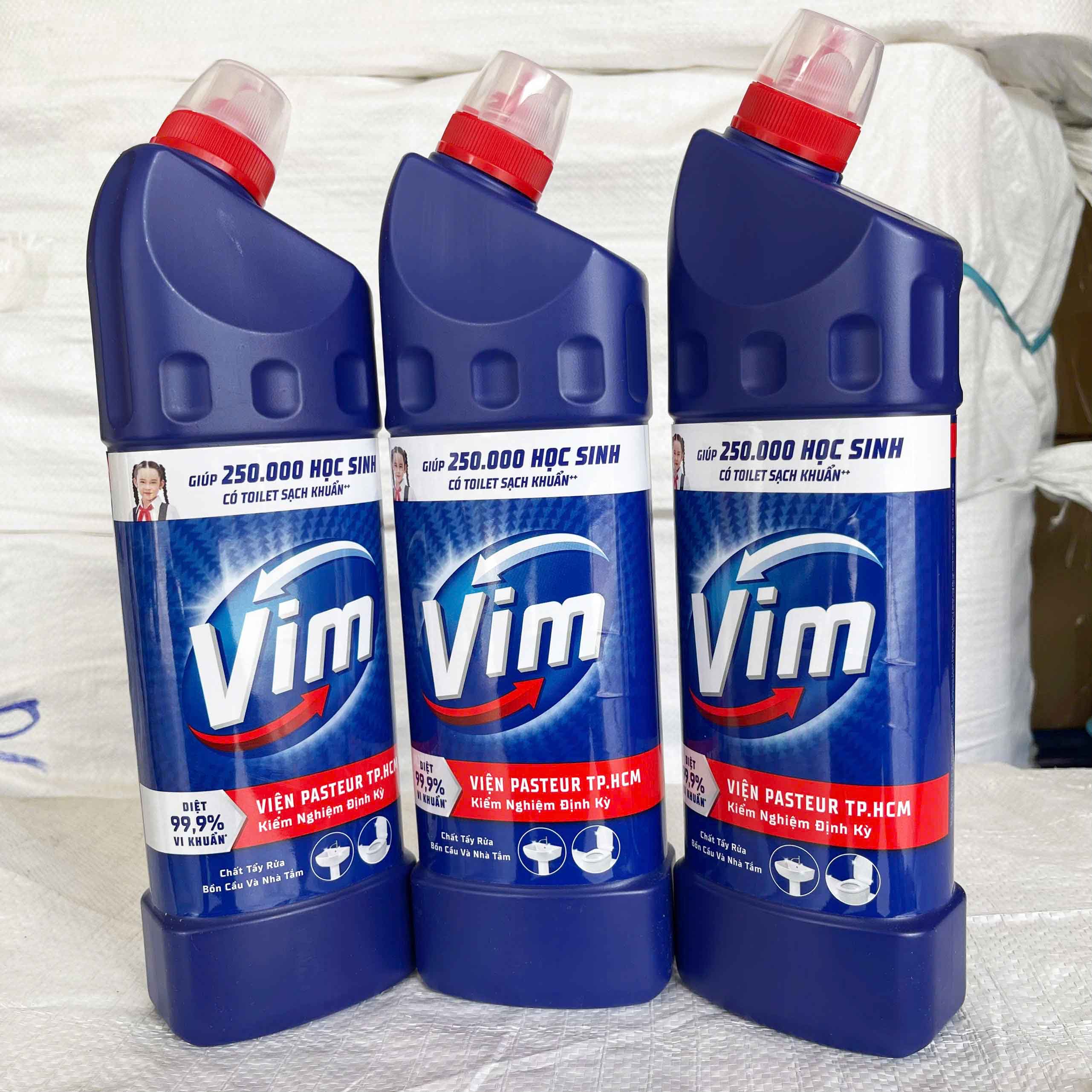 Tẩy bồn cầu Vim - chai 880ml - Chai Tẩy Sàn VIM 880g