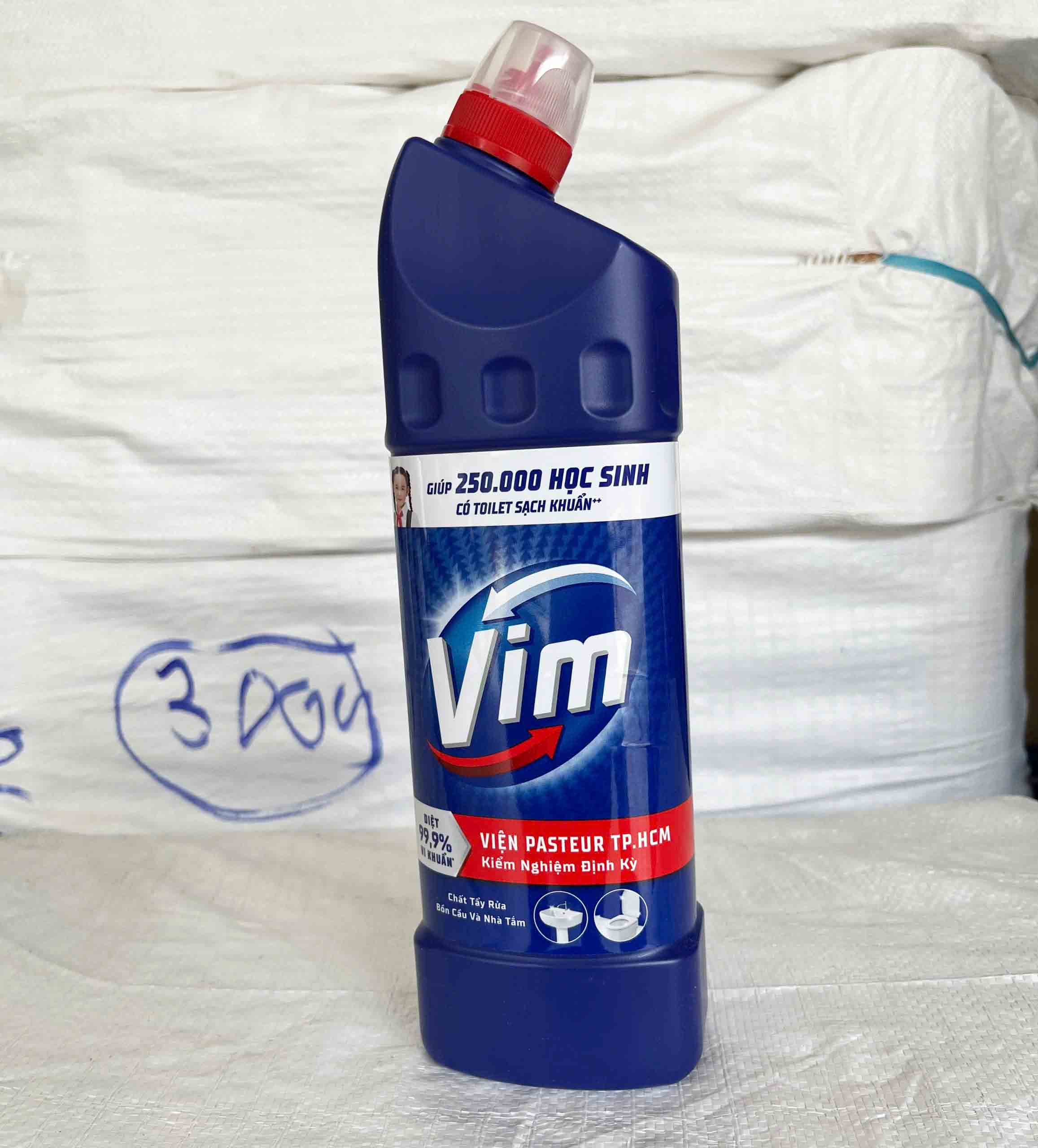 Tẩy bồn cầu Vim - chai 880ml - Chai Tẩy Sàn VIM 880g
