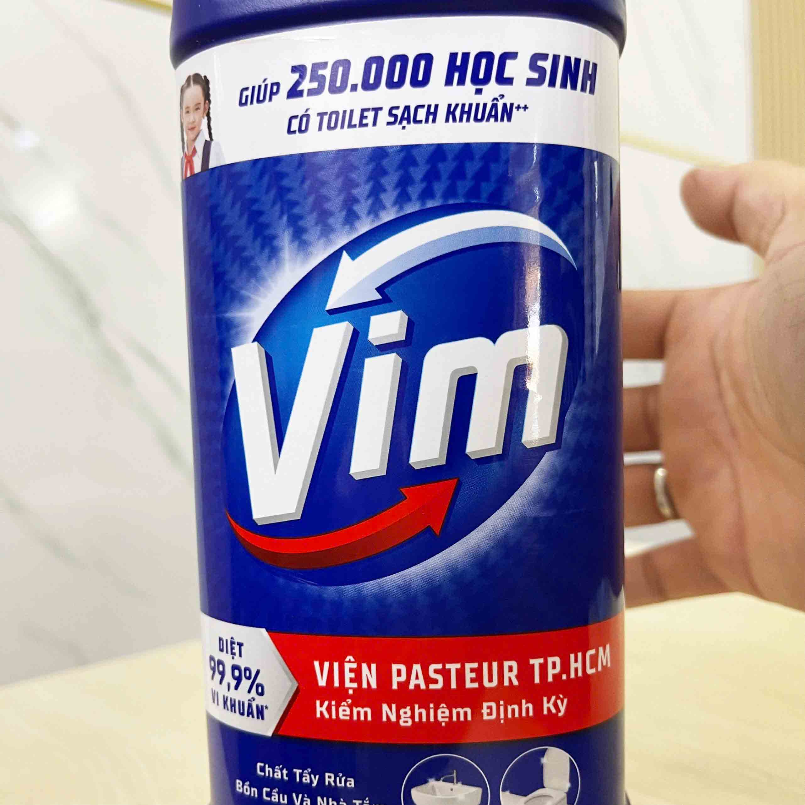 Tẩy bồn cầu Vim - chai 880ml - Chai Tẩy Sàn VIM 880g