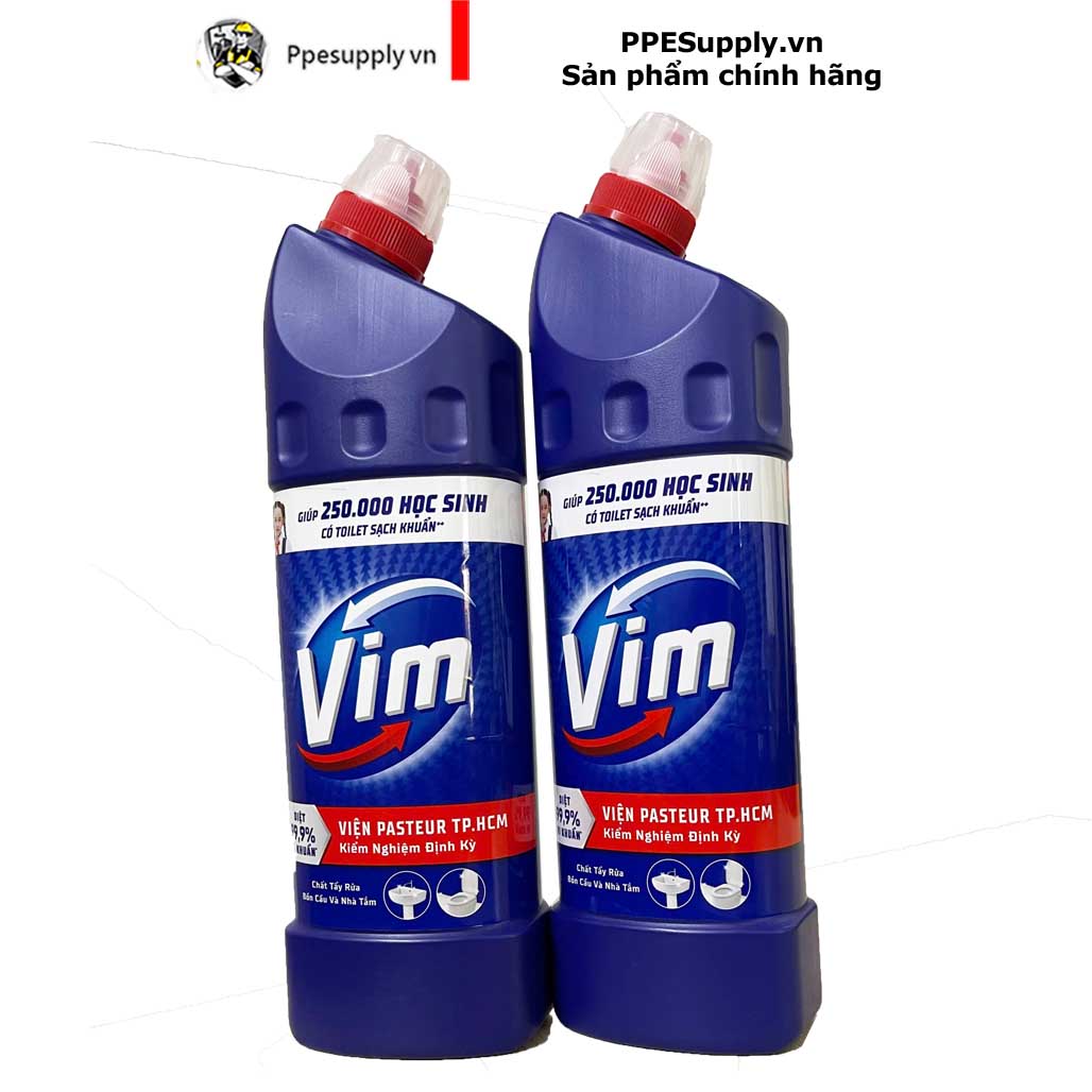 Tẩy bồn cầu Vim - chai 880ml - Chai Tẩy Sàn VIM 880g