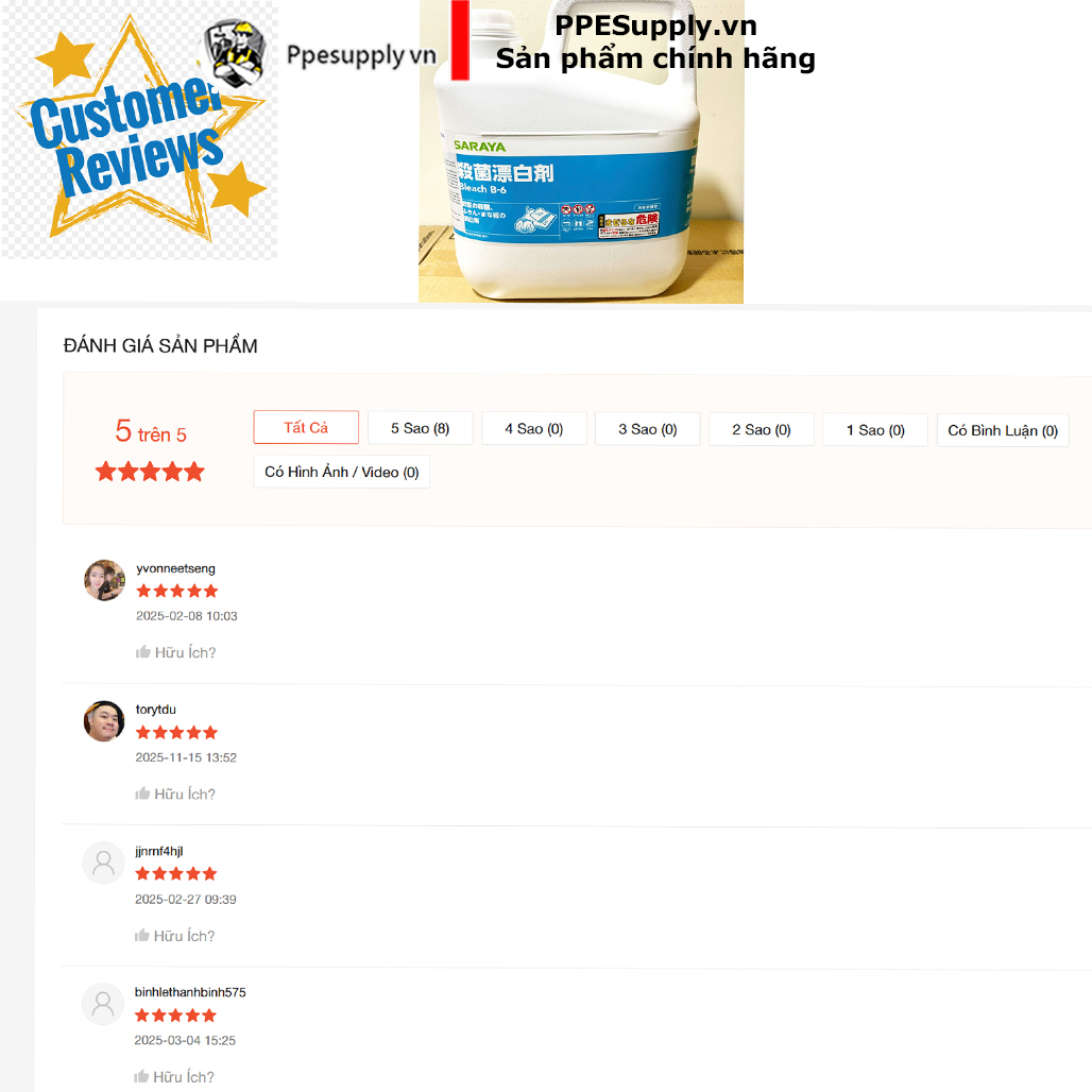 Dung Dịch Tẩy Trắng Saraya Bleach B6