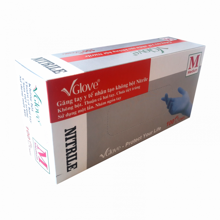 Găng tay y tế Vglove Nitrile 3.5g