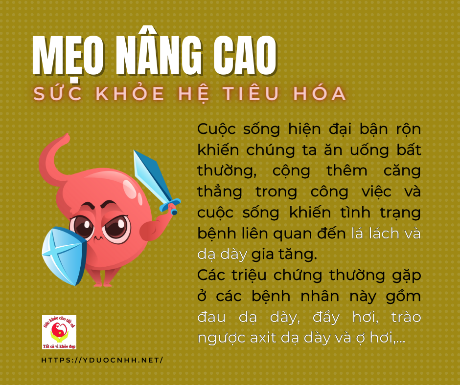 MẸO GIÚP NGƯỜI MẮC BỆNH VỀ TỲ VỊ VÀ DẠ DÀY DUY TRÌ SỨC KHỎE TỐT