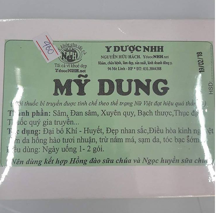 Thuốc MỸ DUNG - Đẹp Da - Điều Hòa Kinh Nguyệt