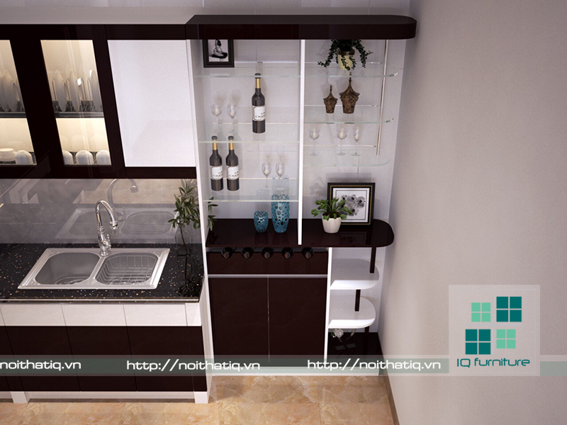 thiết kế nội thất phòng bếp tại hải phòng