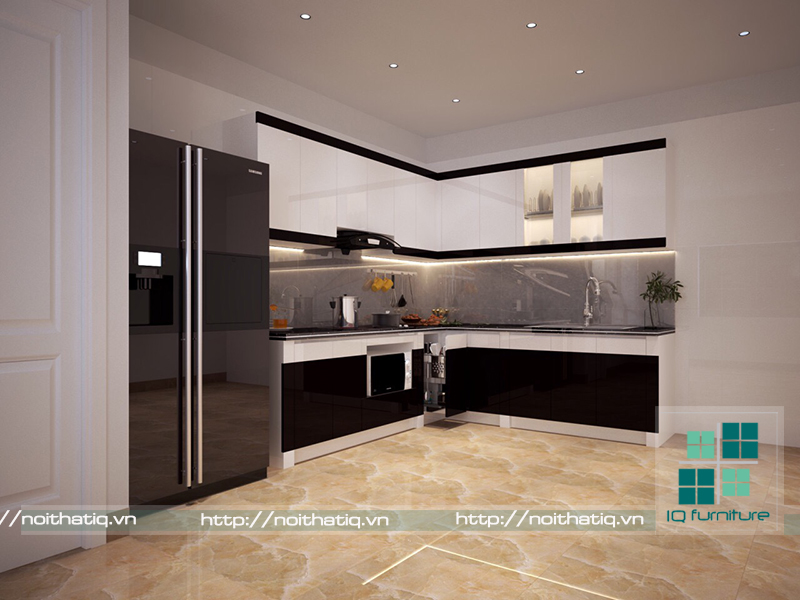 thiết kế nội thất phòng bếp tại hải phòng 