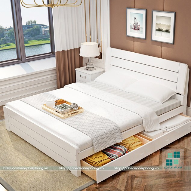 giường ngủ có ngăn kéo