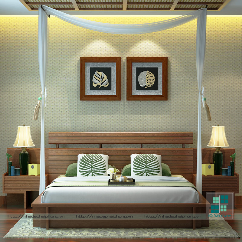 giường ngủ sang trong thông minh tại Hải phòng