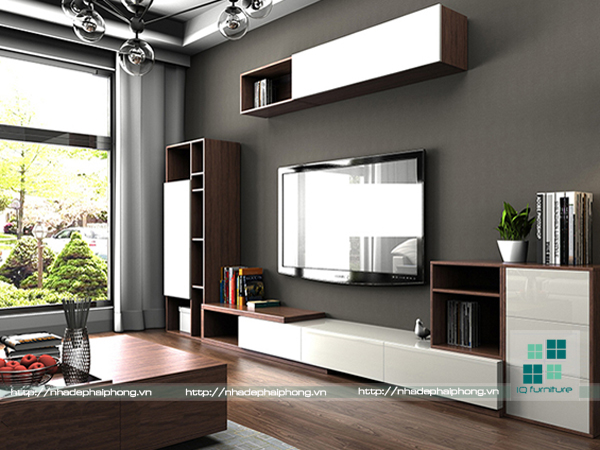 kệ tivi đẹp có giá sách