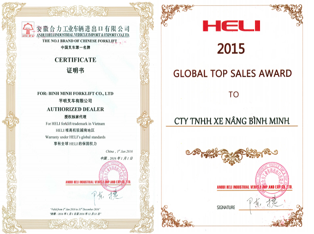 Giới thiệu 2 dai ly xe nang heli