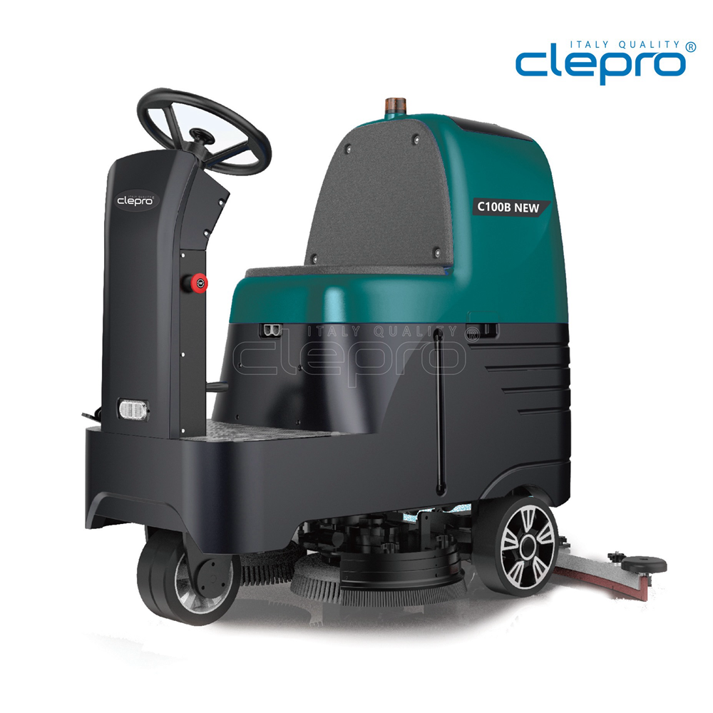 CLEPRO C100B NEW - MÁY CHÀ SÀN LIÊN HỢP NGỒI LÁI