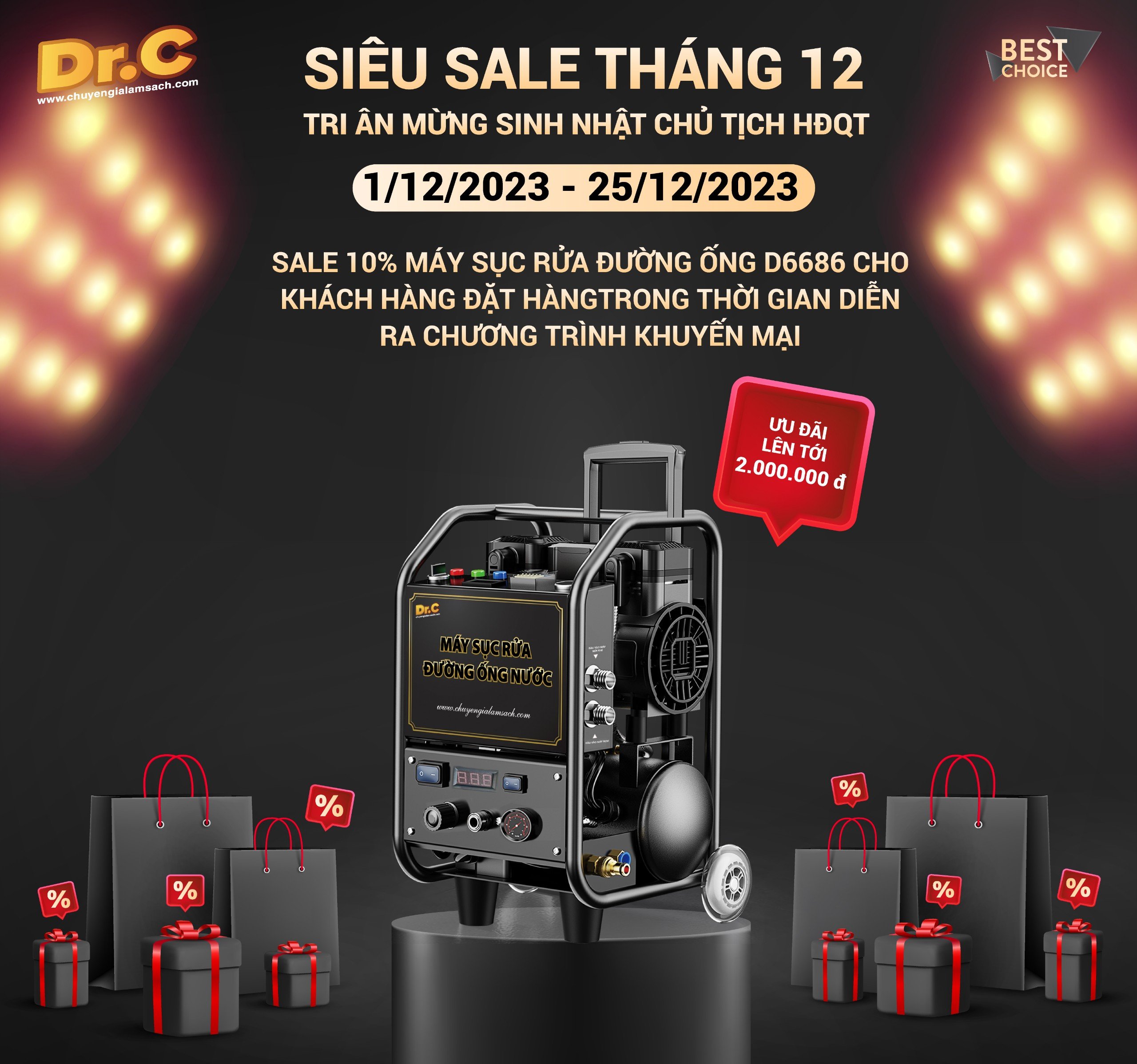 SIÊU SALE THÁNG 12 - ƯU ĐÃI KHỦNG