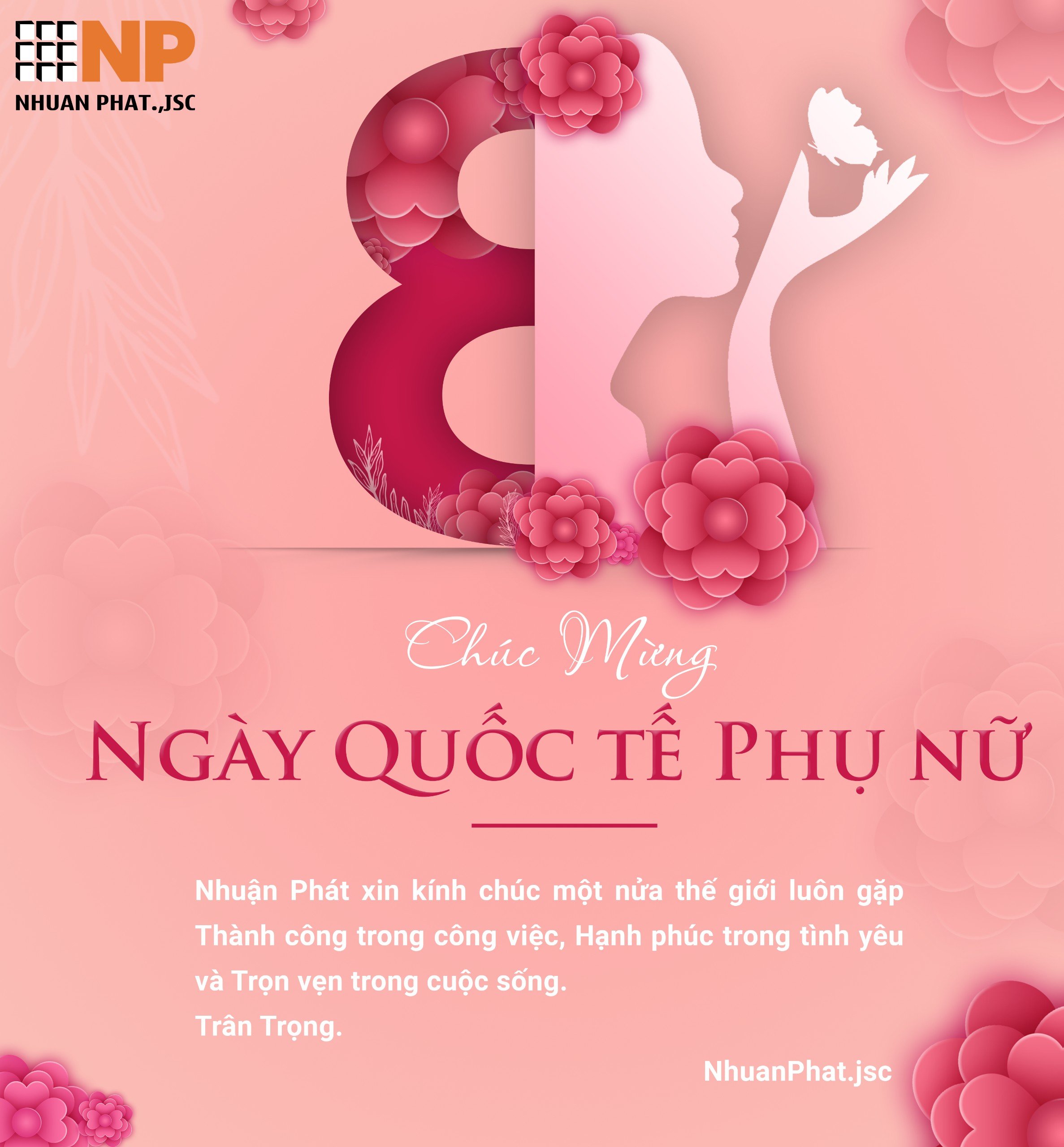 CHÚC MỪNG NGÀY QUỐC TẾ PHỤ NỮ 8/3