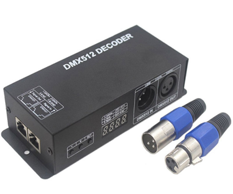 BKT-DMX512-B02 - Digital  Display DMX512 RGBW Decorder