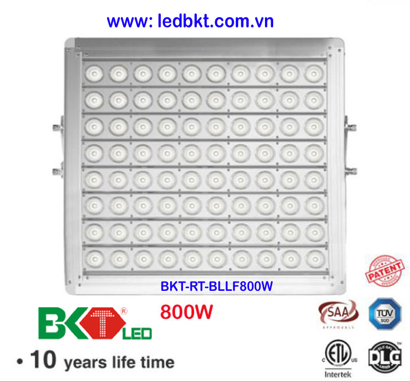 Đèn pha led flood light 800W COB mẫu E