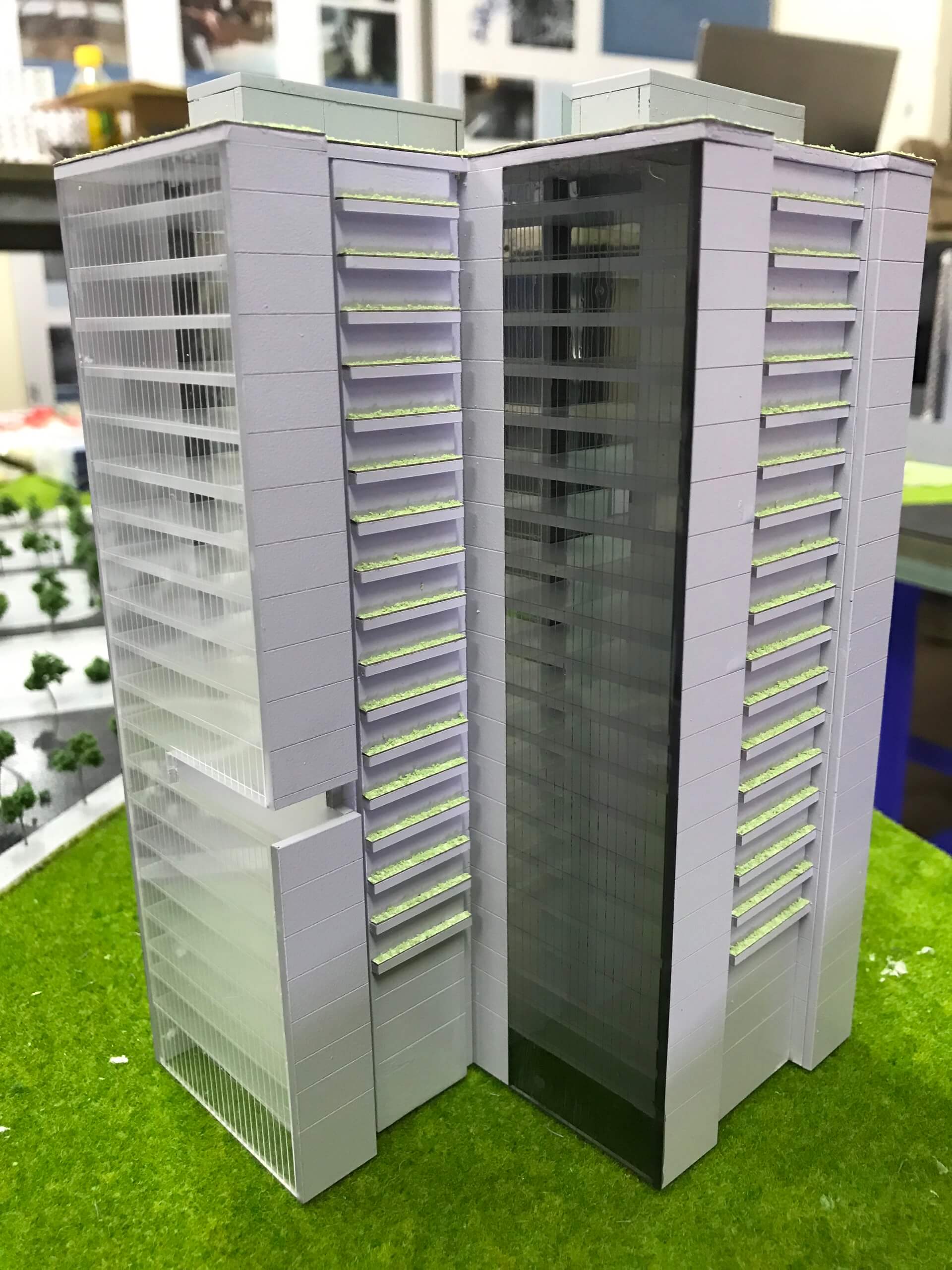 MÔ HÌNH CONCEFT - dự án ECO GREEN - TL 1.500