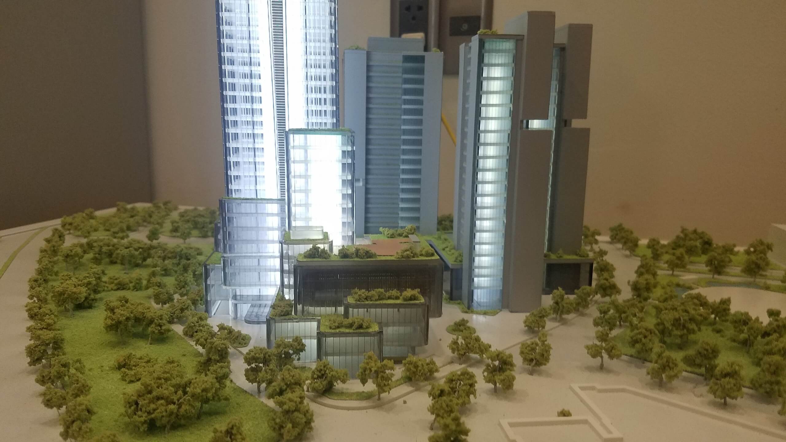 MÔ HÌNH CONCEFT - dự án ECO GREEN - TL 1.500