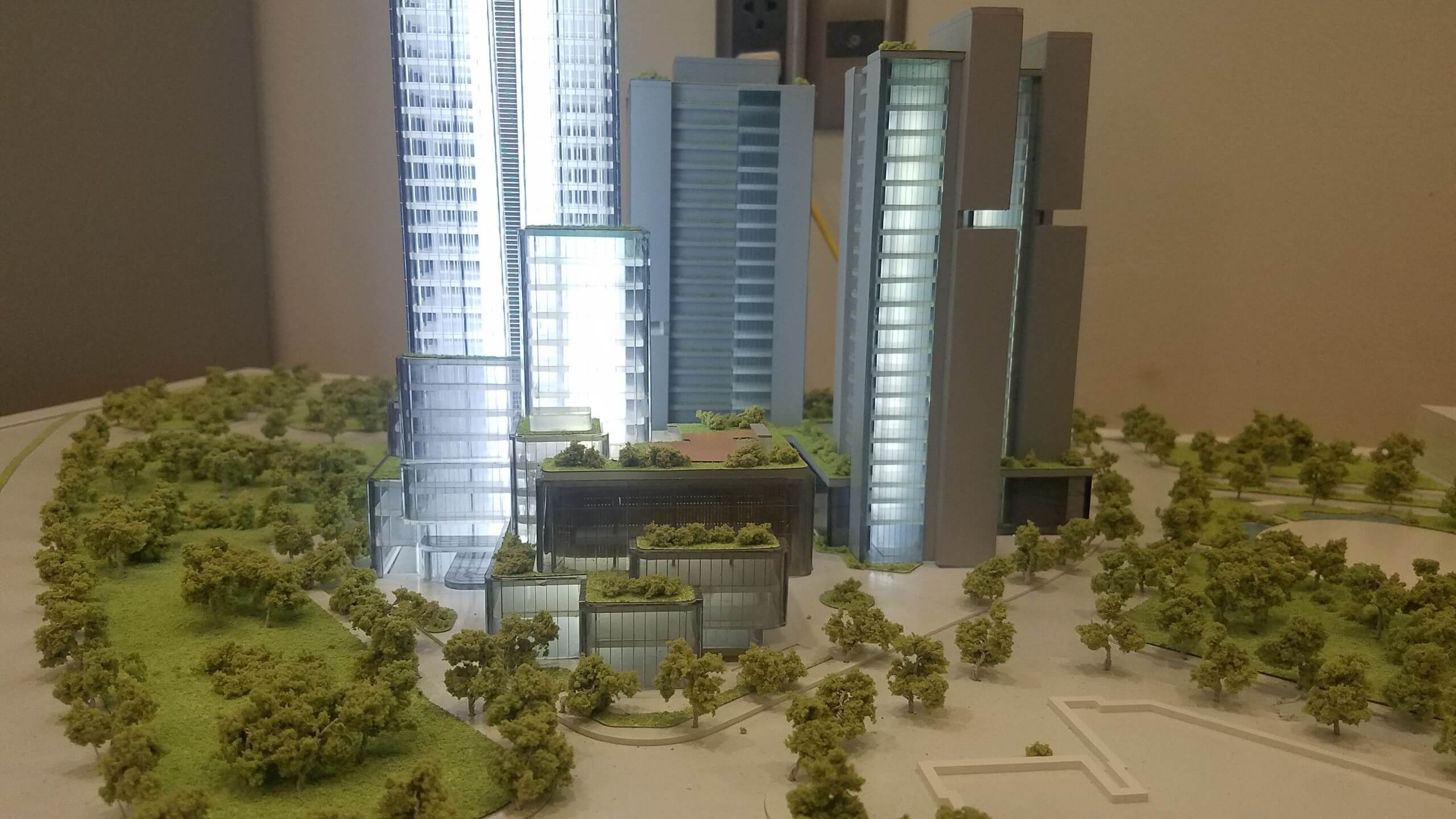 MÔ HÌNH CONCEFT - dự án ECO GREEN - TL 1.500