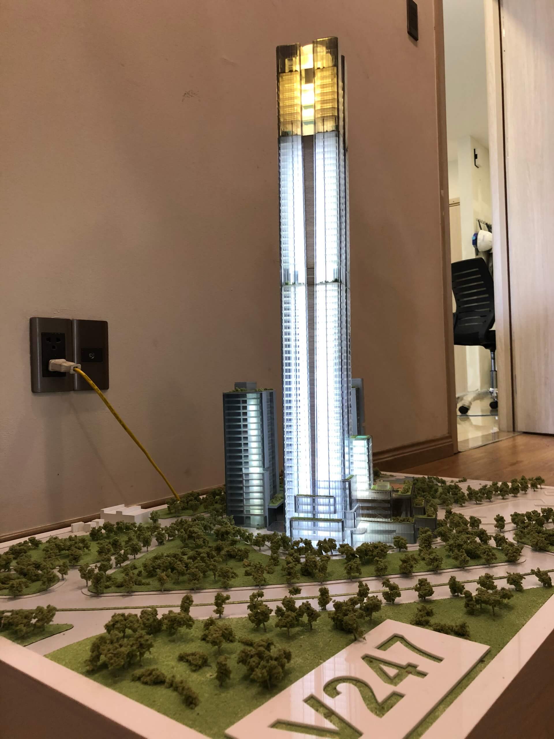 MÔ HÌNH CONCEFT - dự án ECO GREEN - TL 1.500