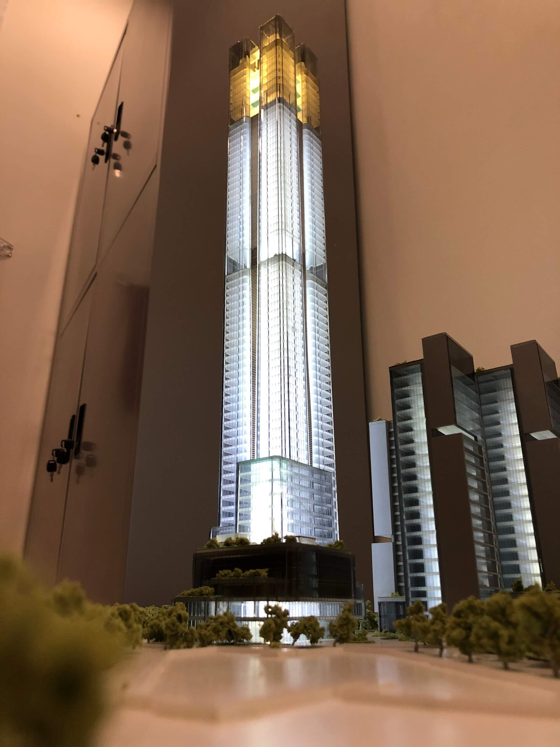 MÔ HÌNH CONCEFT - dự án ECO GREEN - TL 1.500