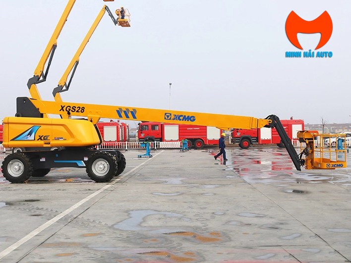 xe nâng người Boom Lift 28m XCMG XGS28 - xe nâng người 28m