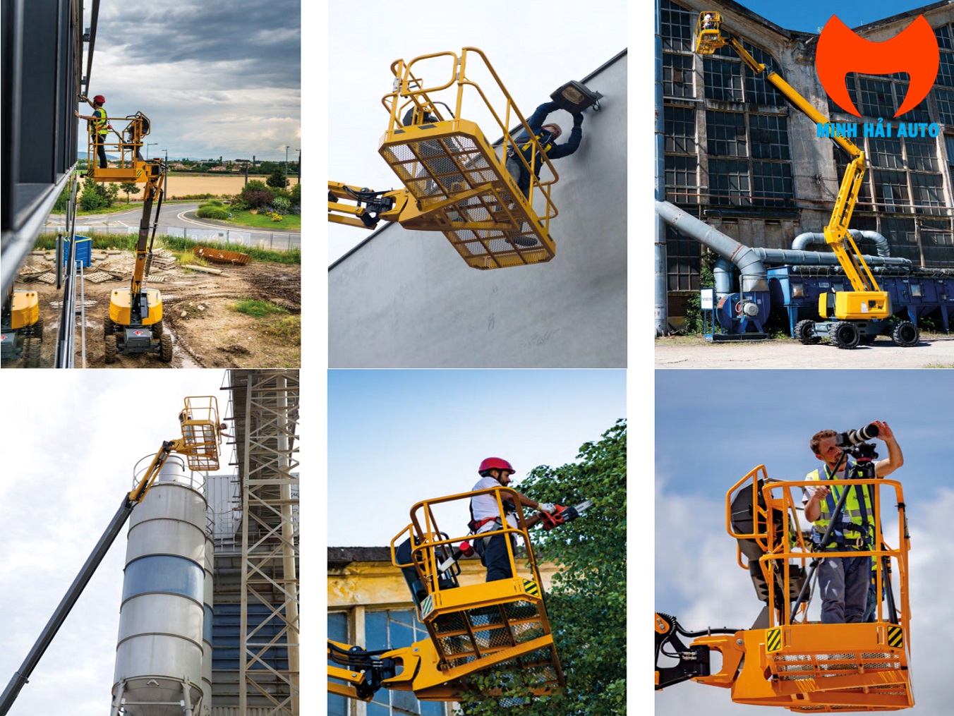 Hình ảnh xe thang nâng người 16m haulotte ha16rtj