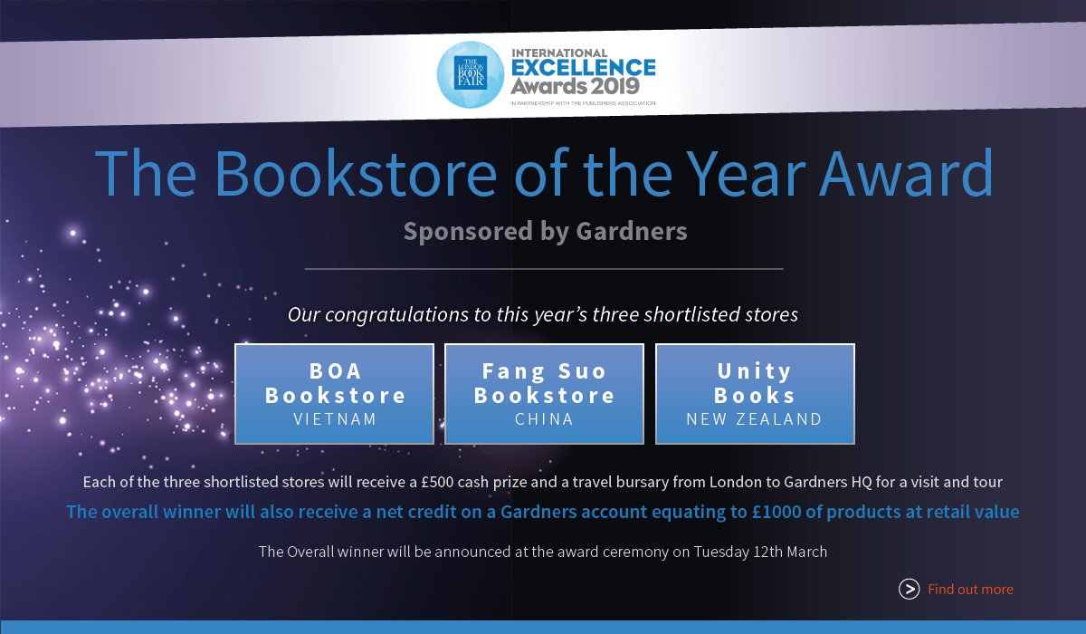 BOA Bookstore (Vietnam) shortlisted for LBF International Excellence Awards